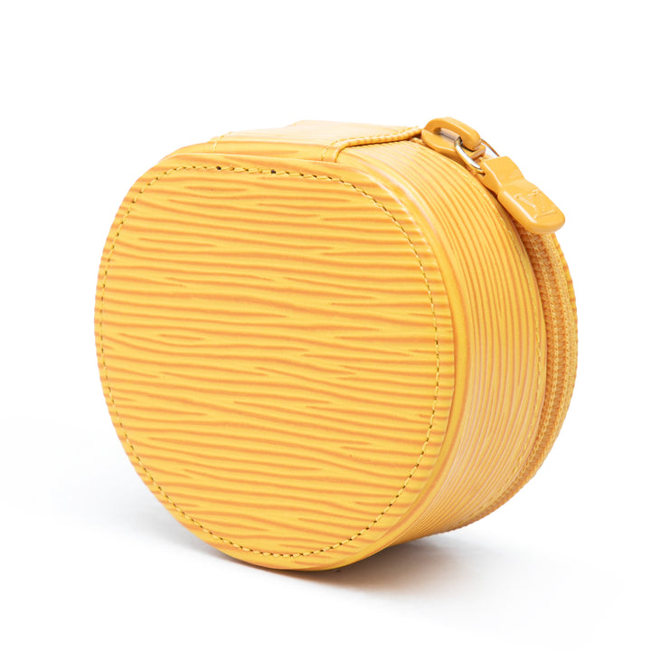 Ecrin Bijoux Travel Jewelry Étui Épi Jaune