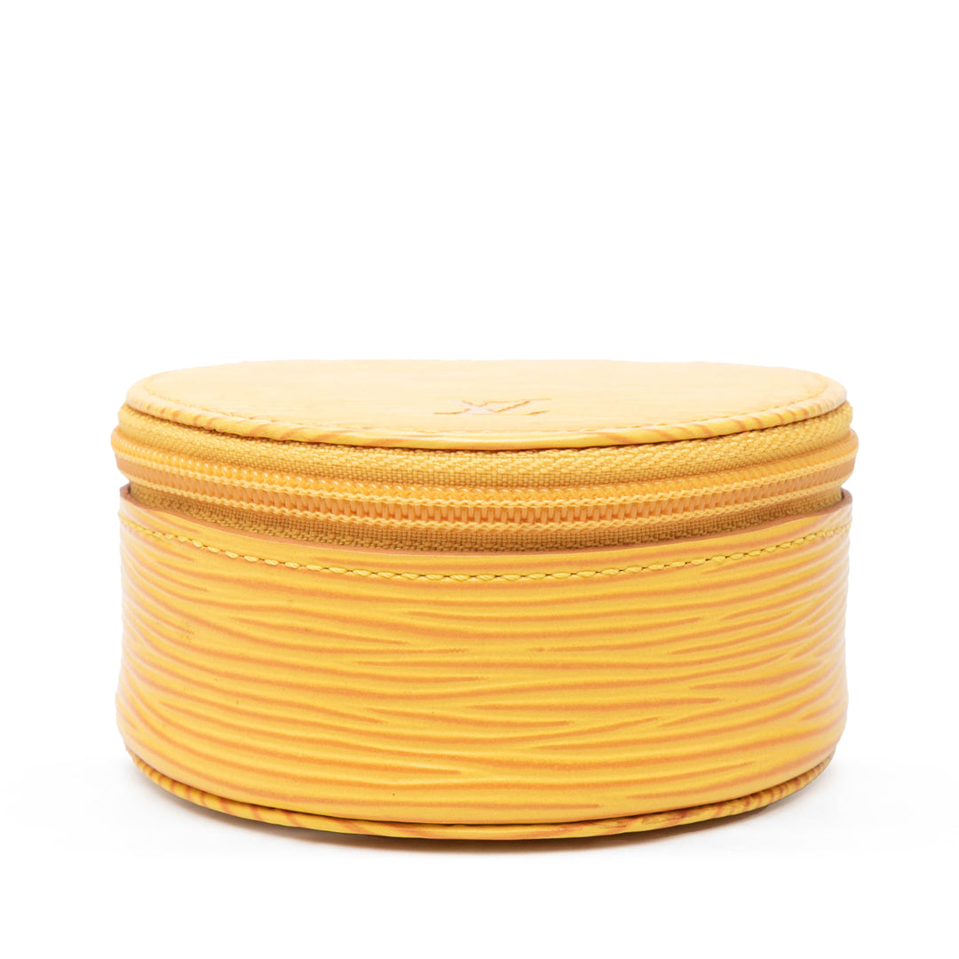 Ecrin Bijoux Travel Jewelry Étui Épi Jaune
