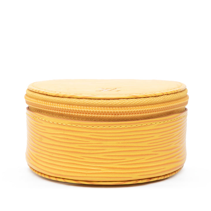 Ecrin Bijoux Travel Jewelry Étui Épi Jaune