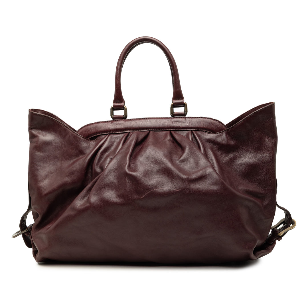 Fendi Sac à main Doctor B Rouge – vue principale – GABY PARIS