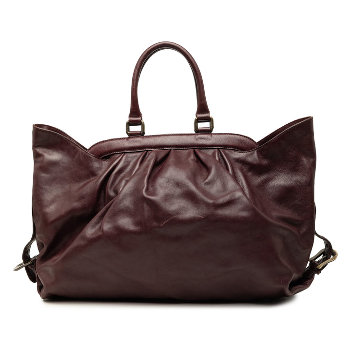 Fendi Sac à main Doctor B Rouge – vue principale – GABY PARIS