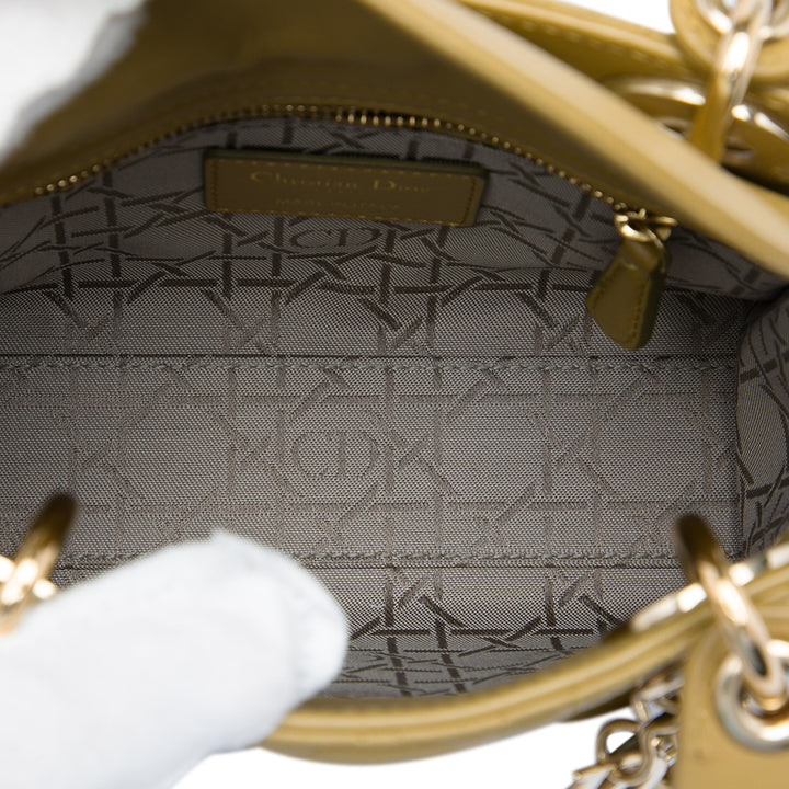 Dior Mini Cuir d’agneau Cannage Lady Dior