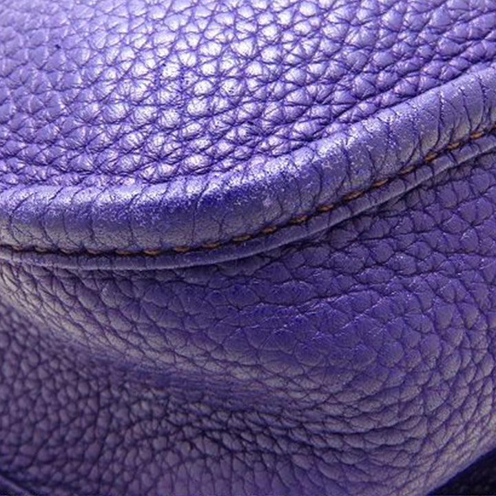 Hermès Sac bandoulière Evelyne III Clémence PM Violet – vue 19 – GABY PARIS