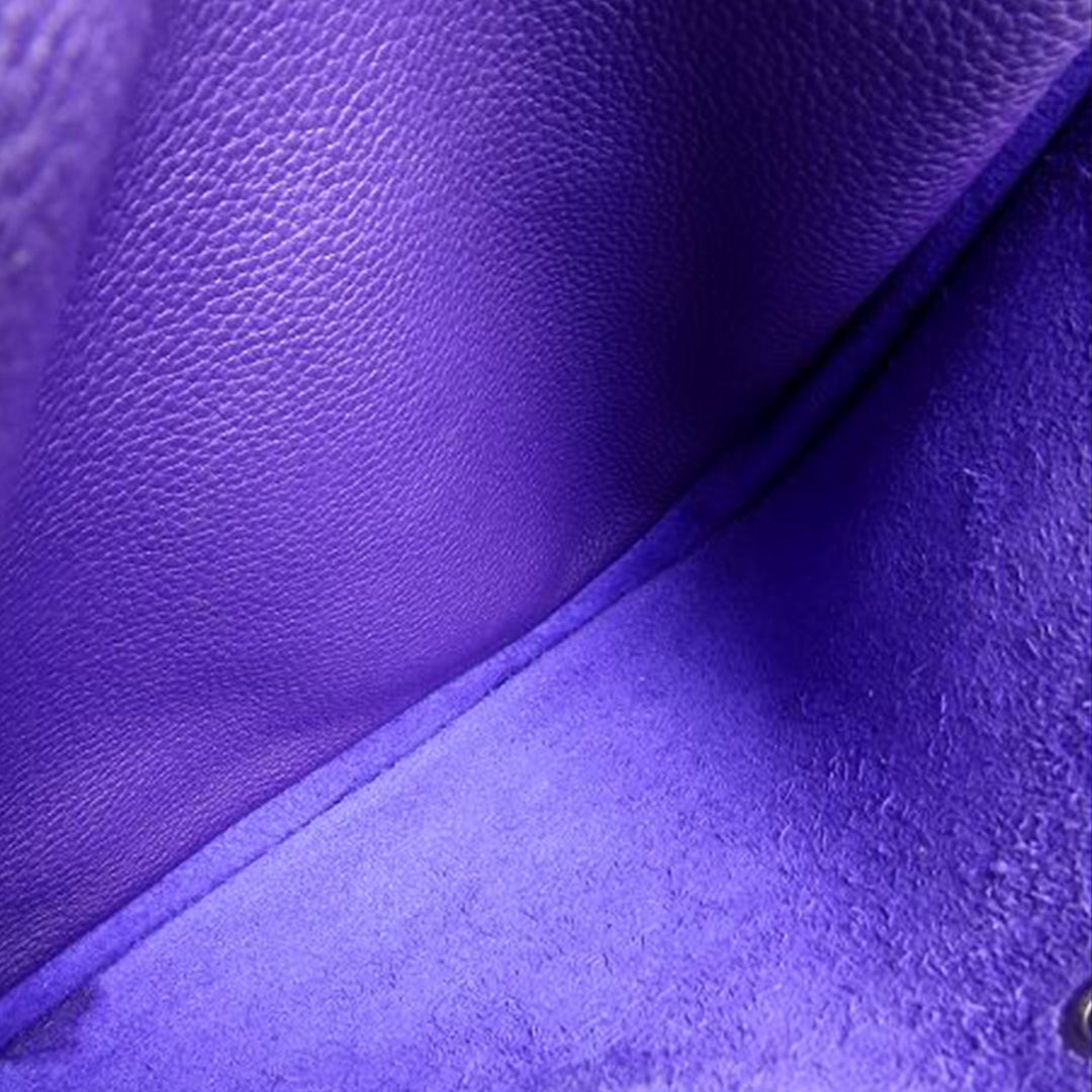 Hermès Sac bandoulière Evelyne III Clémence PM Violet – vue 7 – GABY PARIS