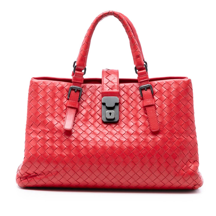 Bottega Veneta Small Nappa Intrecciato Roma Sac