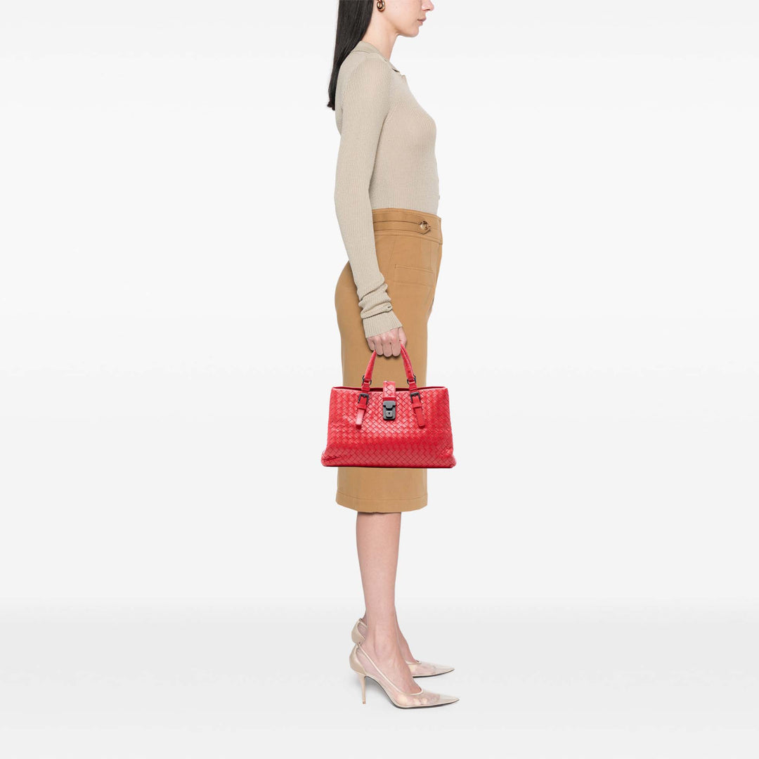 Bottega Veneta Small Nappa Intrecciato Roma Sac
