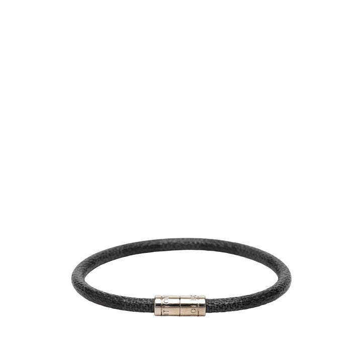 Louis Vuitton Damier Graphite Keep it Bracelet