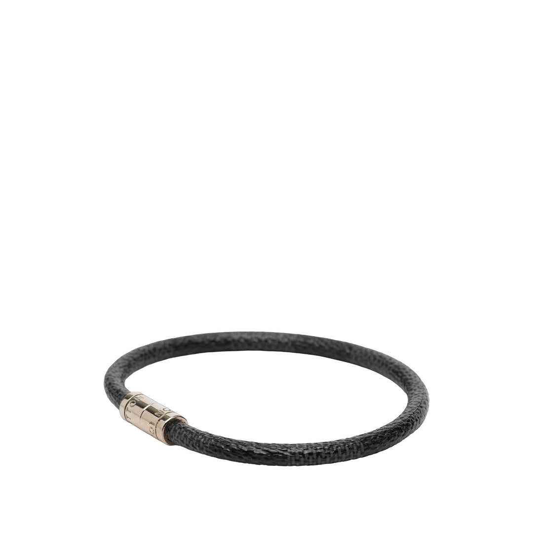 Louis Vuitton Damier Graphite Keep it Bracelet