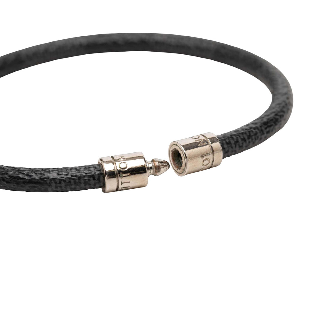 Louis Vuitton Damier Graphite Keep it Bracelet