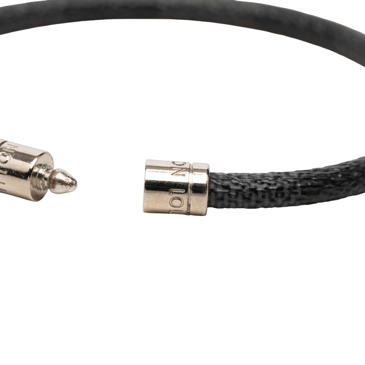 Louis Vuitton Damier Graphite Keep it Bracelet