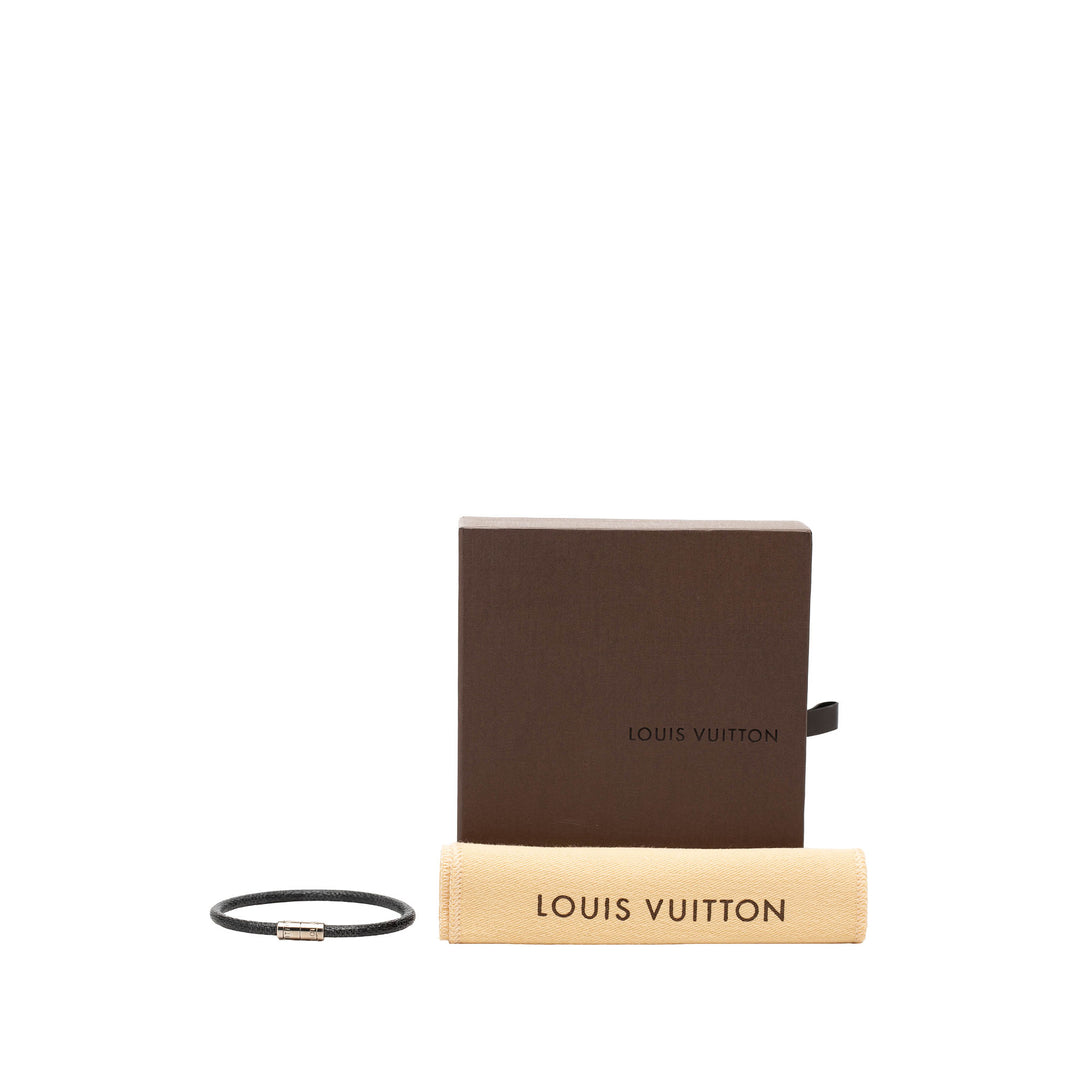 Louis Vuitton Damier Graphite Keep it Bracelet
