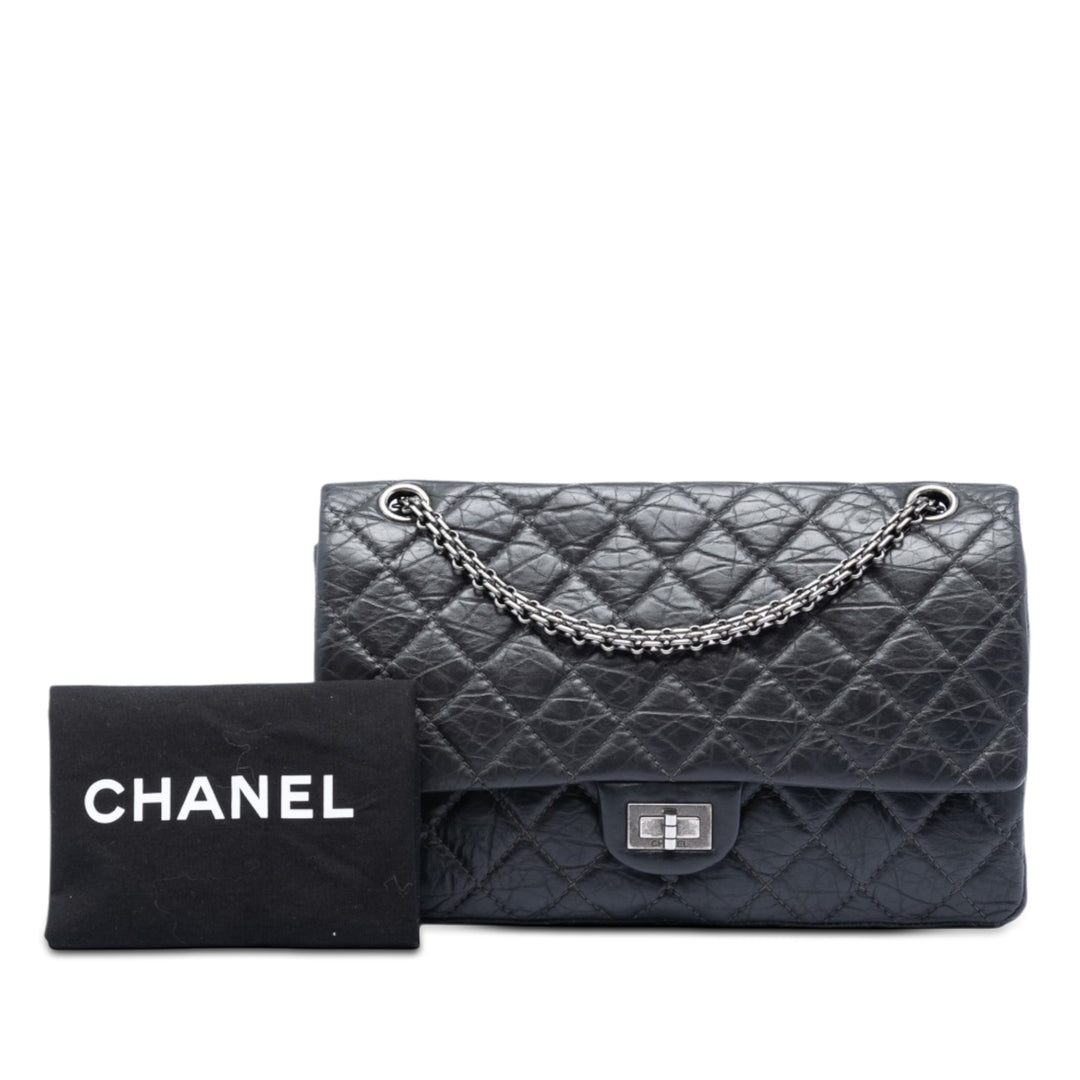 Chanel Matelassé vieilli Cuir de veau Reissue 2.55 Double rabat 226