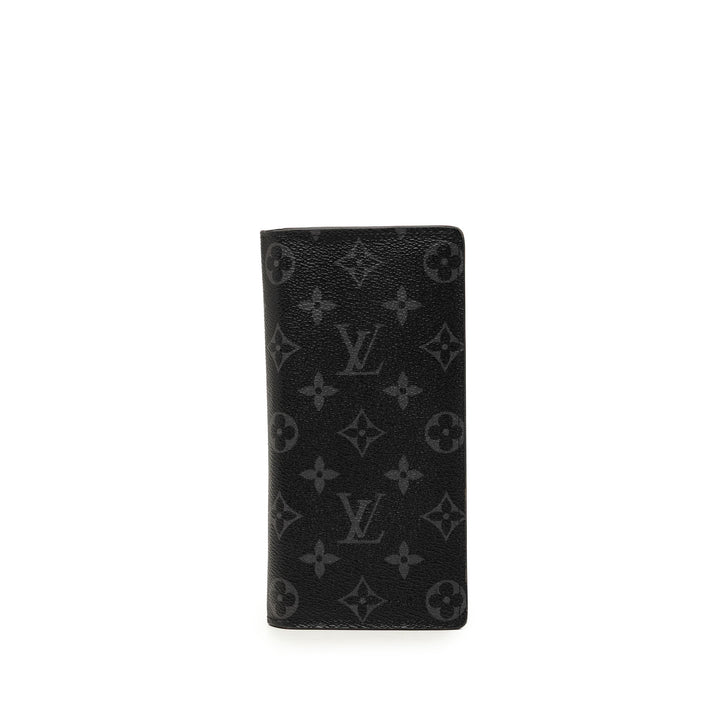 Louis Vuitton Monogram Eclipse Brazza Portefeuille