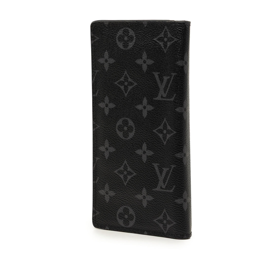 Louis Vuitton Monogram Eclipse Brazza Portefeuille