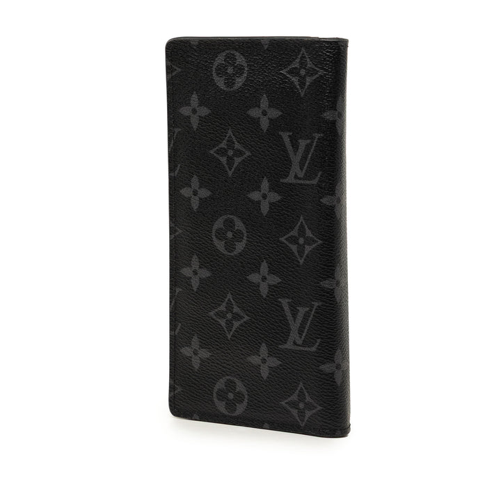 Louis Vuitton Monogram Eclipse Brazza Portefeuille