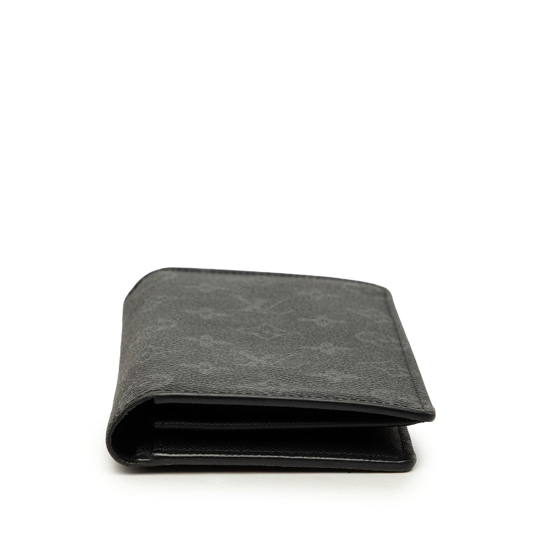 Louis Vuitton Monogram Eclipse Brazza Portefeuille