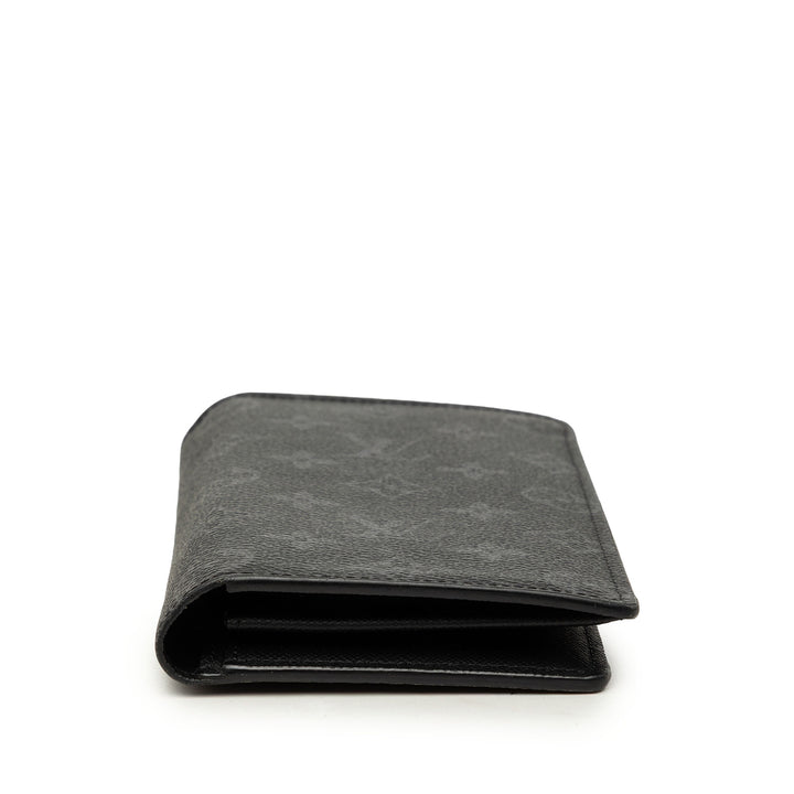 Louis Vuitton Monogram Eclipse Brazza Portefeuille