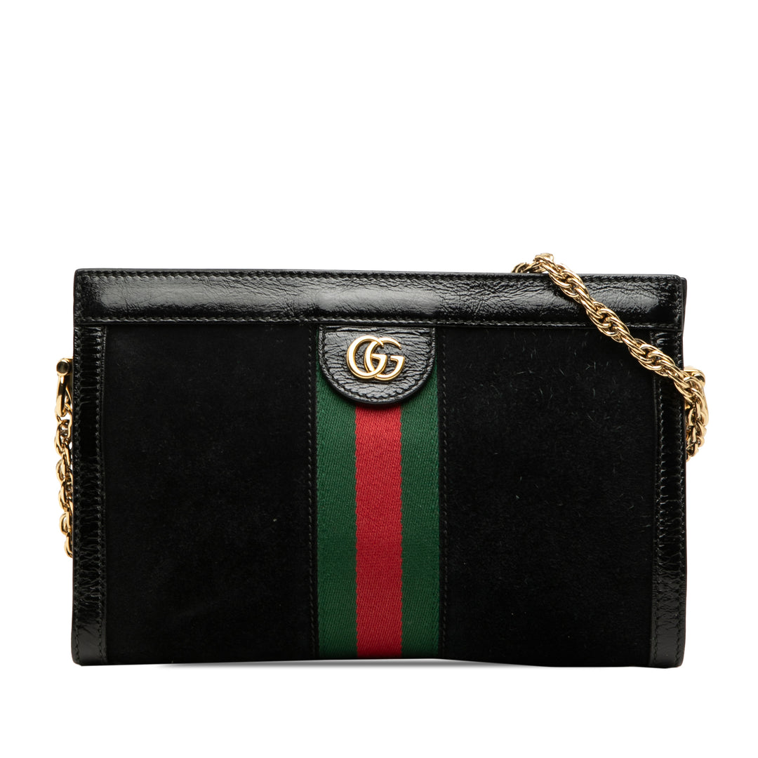 Gucci Small Daim Web Ophidia Chain Sac porté croisé