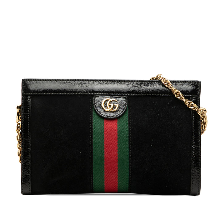 Gucci Small Daim Web Ophidia Chain Sac porté croisé