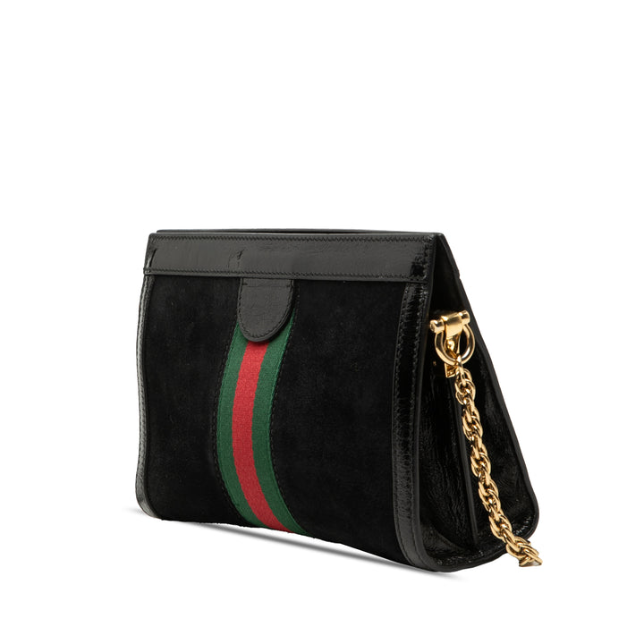 Gucci Small Daim Web Ophidia Chain Sac porté croisé