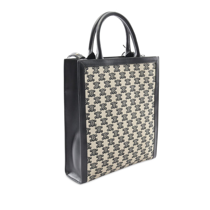 Celine Small Triomphe Toile Cabas vertical Cabas