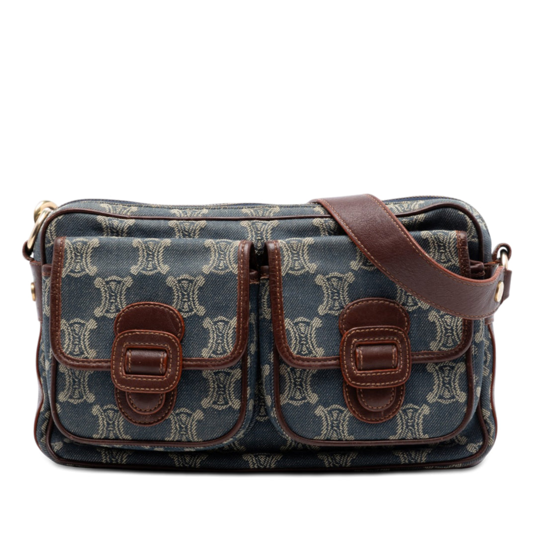 Celine Macadam Jean Pocket Sac porté croisé