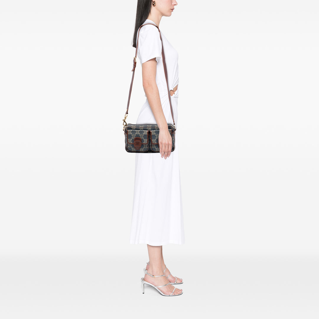 Celine Macadam Jean Pocket Sac porté croisé
