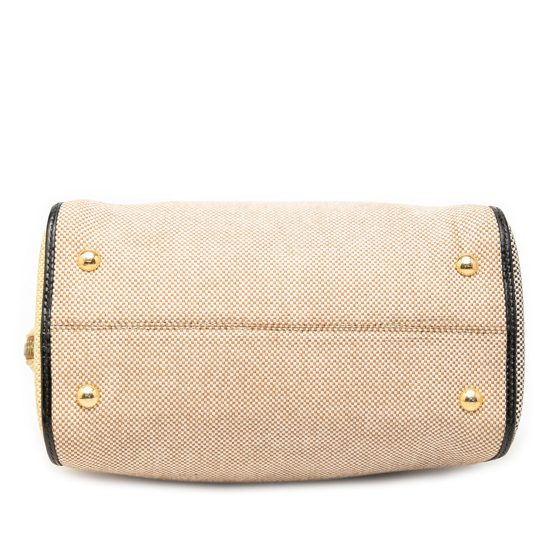 Fendi Mini Toile Colorblock Chameleon Sac