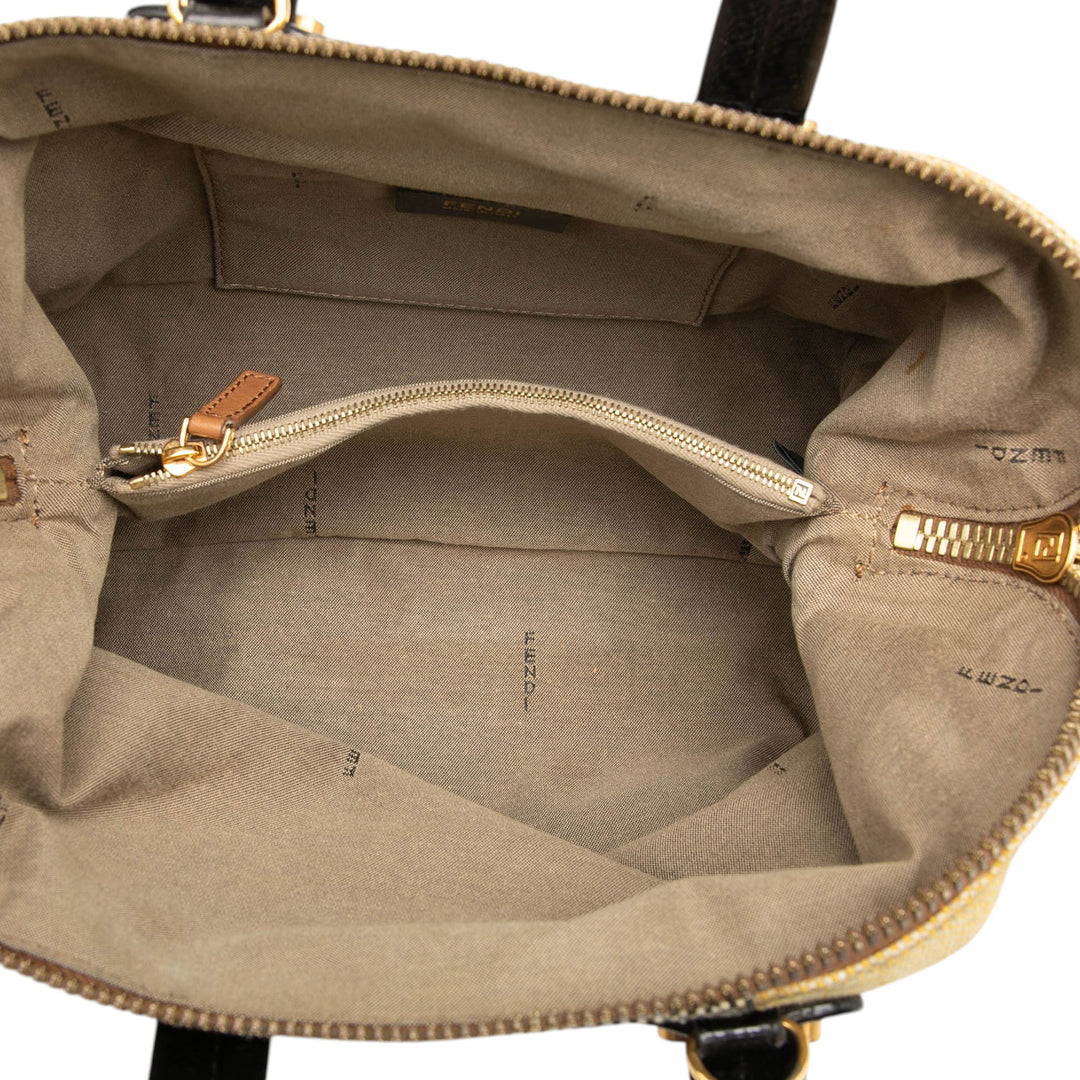 Fendi Mini Toile Colorblock Chameleon Sac