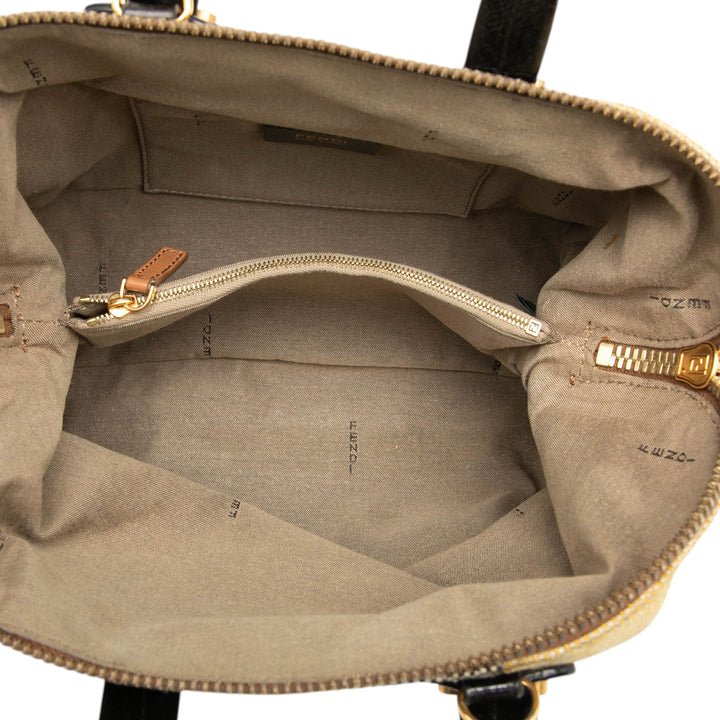 Fendi Mini Toile Colorblock Chameleon Sac