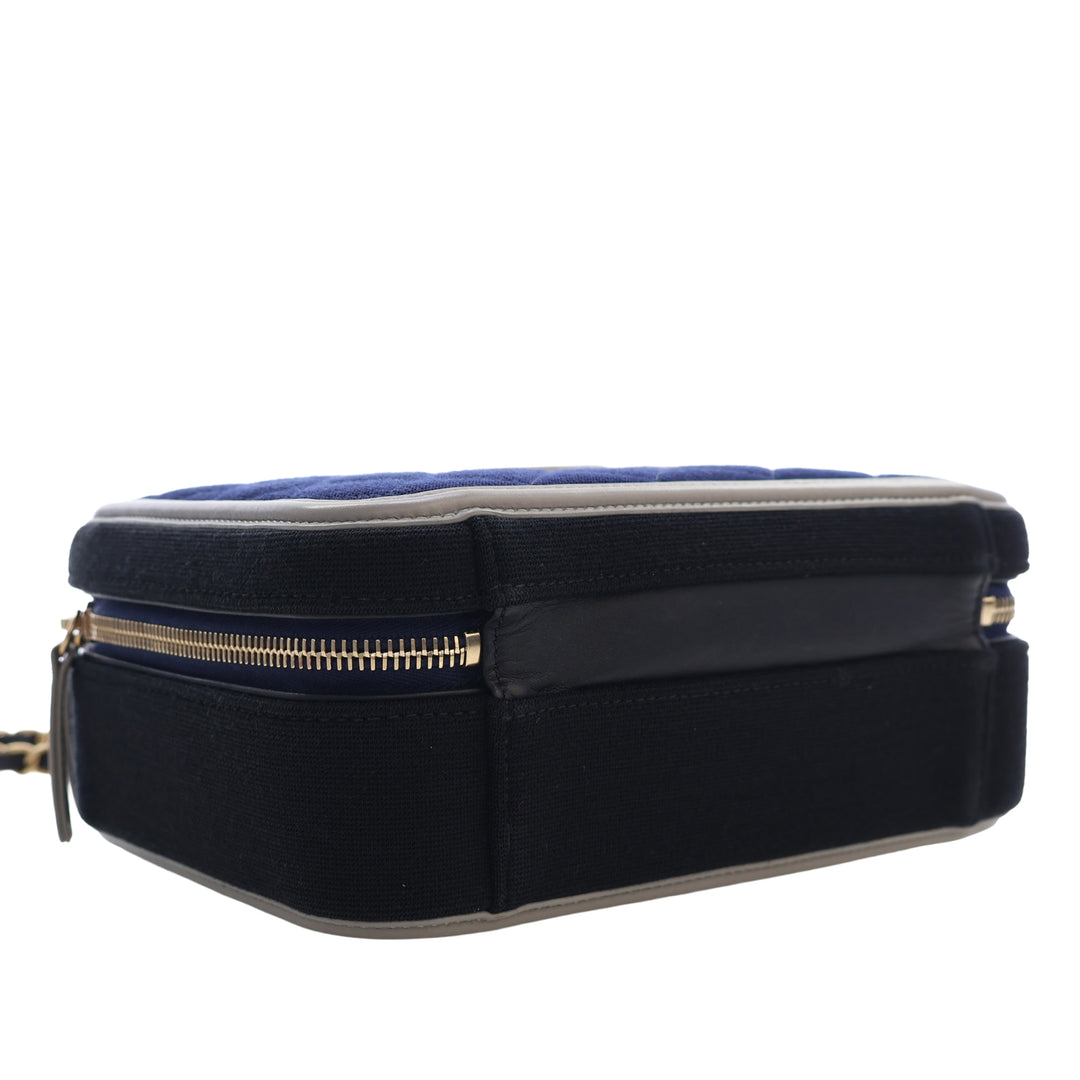 Chanel Medium Tricolor Jersey CC Filigree Vanity