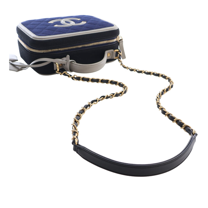 Chanel Medium Tricolor Jersey CC Filigree Vanity