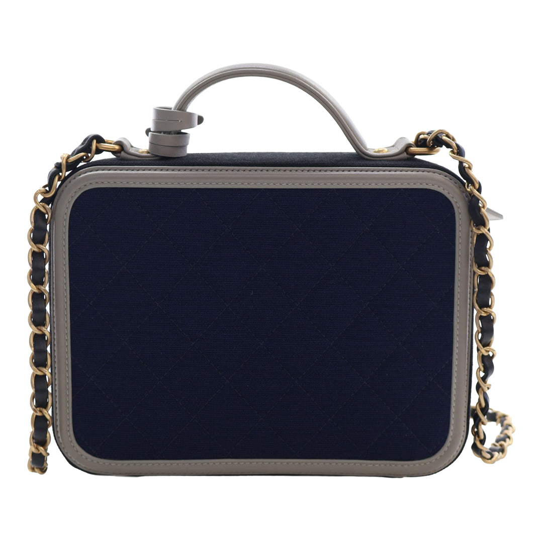 Chanel Medium Tricolor Jersey CC Filigree Vanity