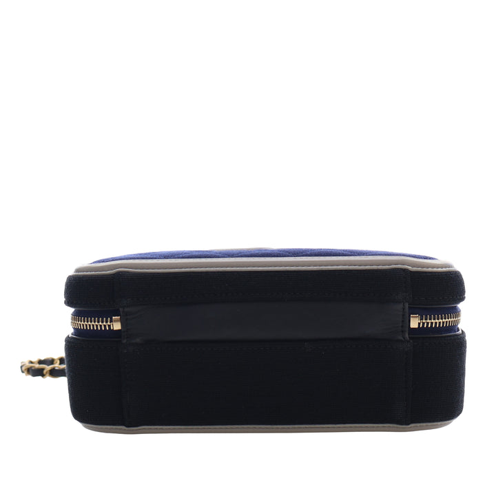 Chanel Medium Tricolor Jersey CC Filigree Vanity