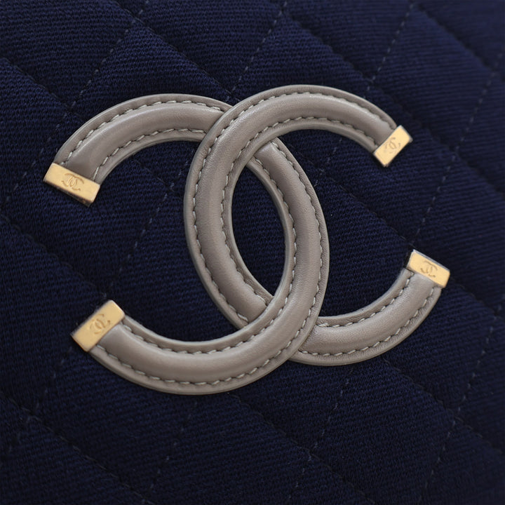 Chanel Medium Tricolor Jersey CC Filigree Vanity