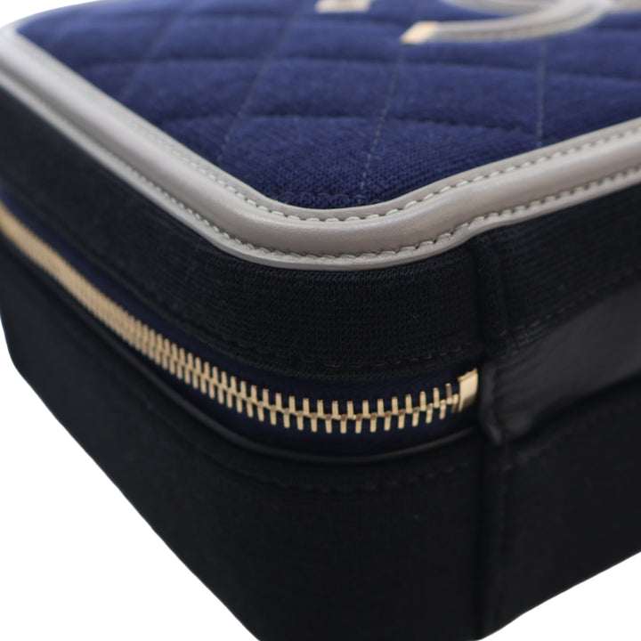 Chanel Medium Tricolor Jersey CC Filigree Vanity