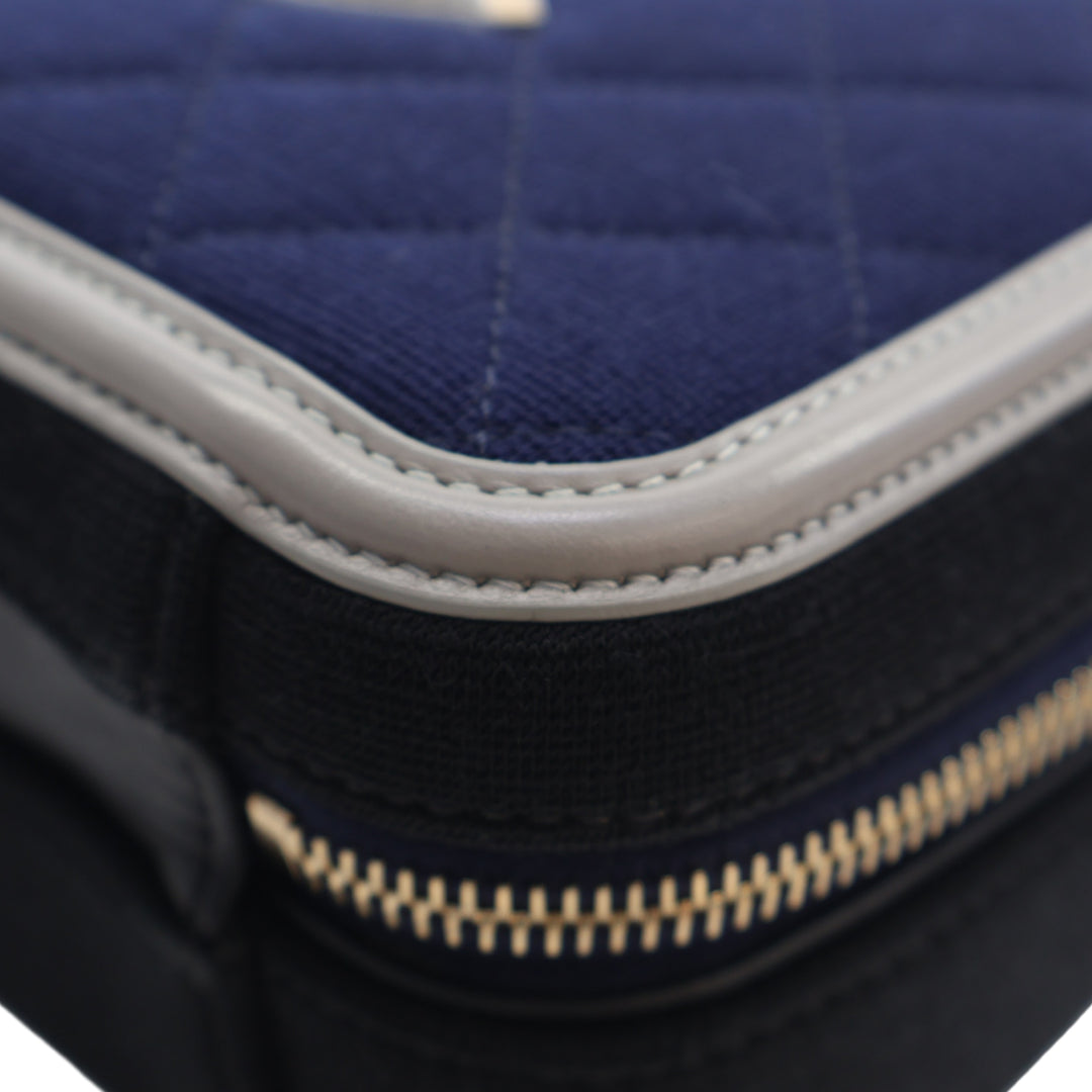 Chanel Medium Tricolor Jersey CC Filigree Vanity