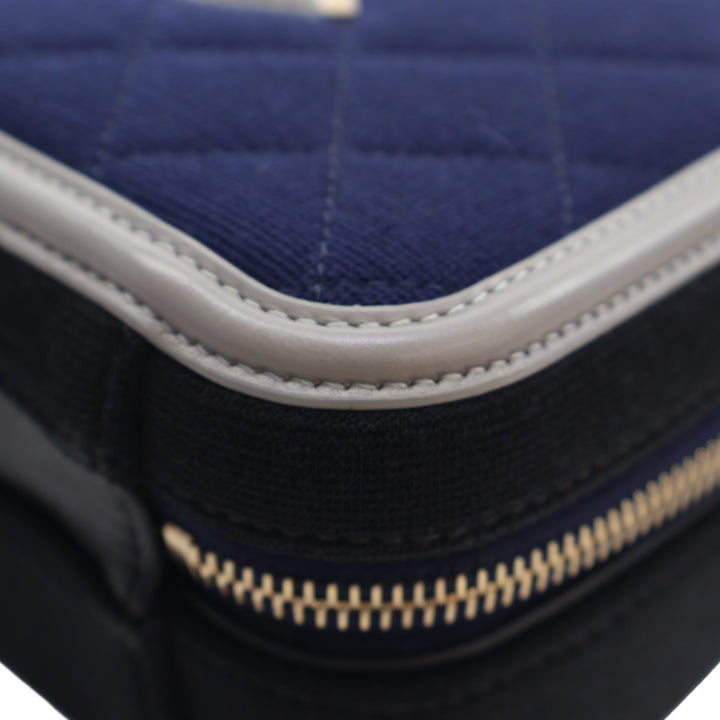 Chanel Medium Tricolor Jersey CC Filigree Vanity