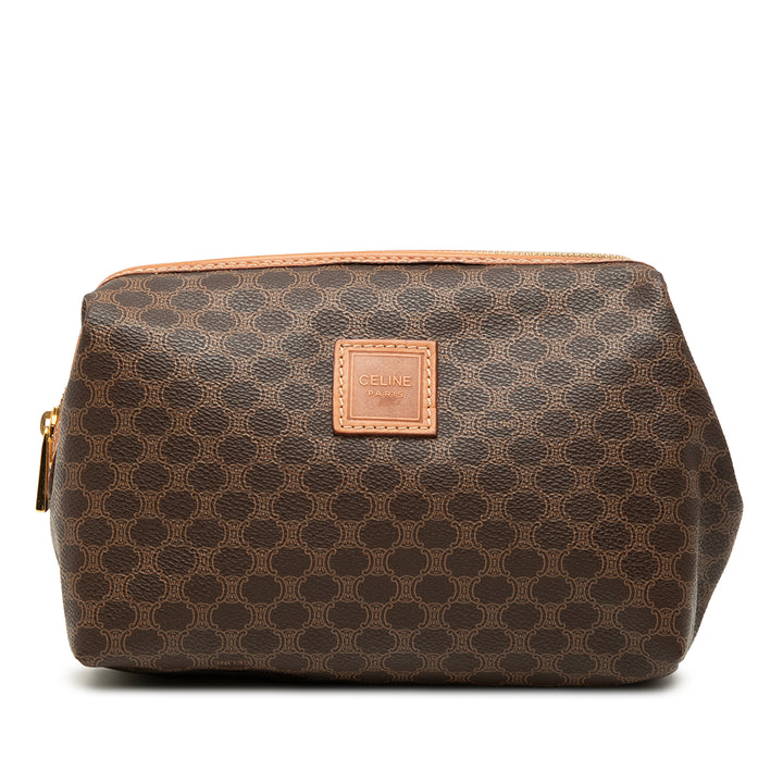 Macadam Pochette Toile enduite Marron
