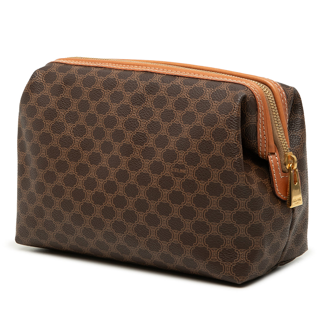 Macadam Pochette Toile enduite Marron