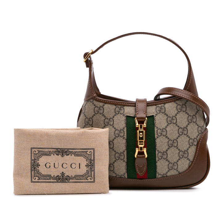 Mini GG Supreme Jackie 1961 Crossbody Brown - Gaby Paris