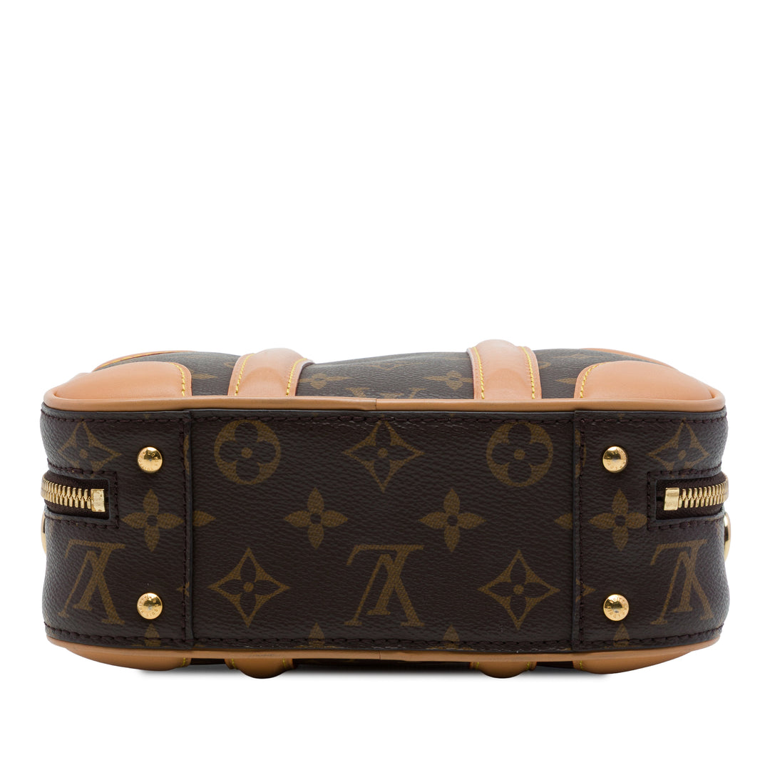 Louis Vuitton Valisette BB Monogram Marron – vue 3 – GABY PARIS