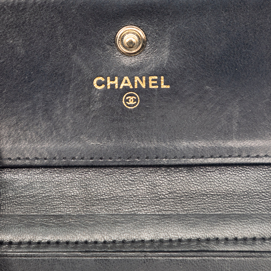 Chanel CC Caviar Trifold Portefeuille