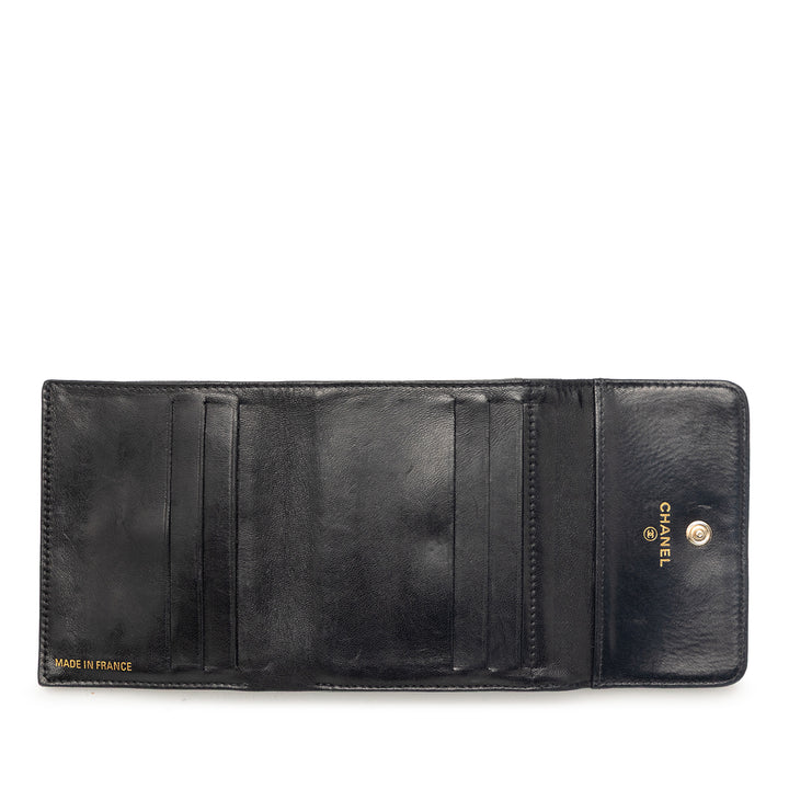 Chanel CC Caviar Trifold Portefeuille
