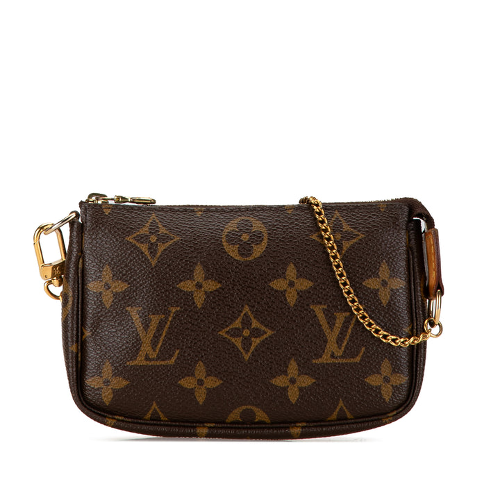 Monogram Mini Pochette Accessoires Brown - Gaby Paris