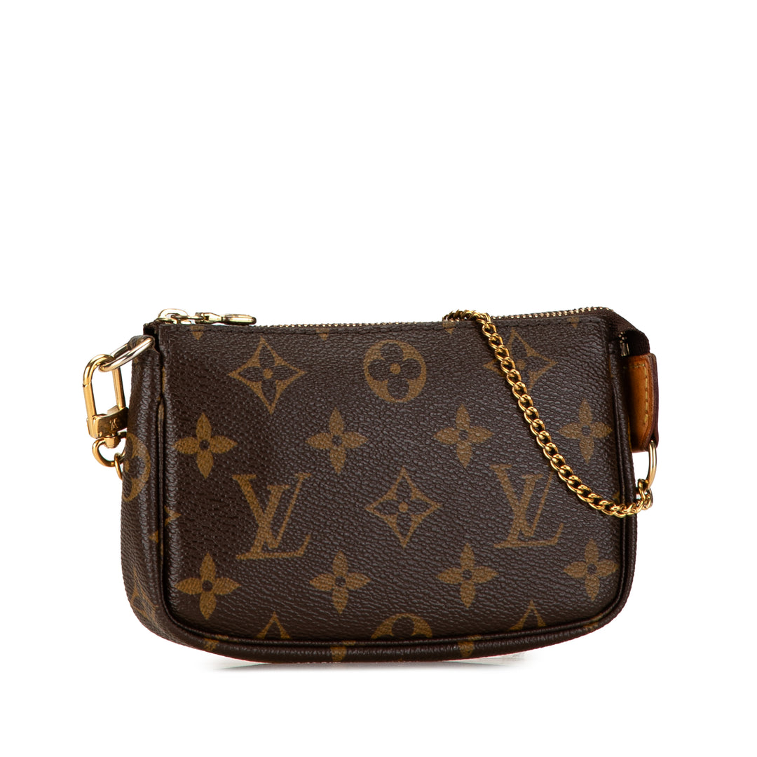 Monogram Mini Pochette Accessoires Brown - Gaby Paris