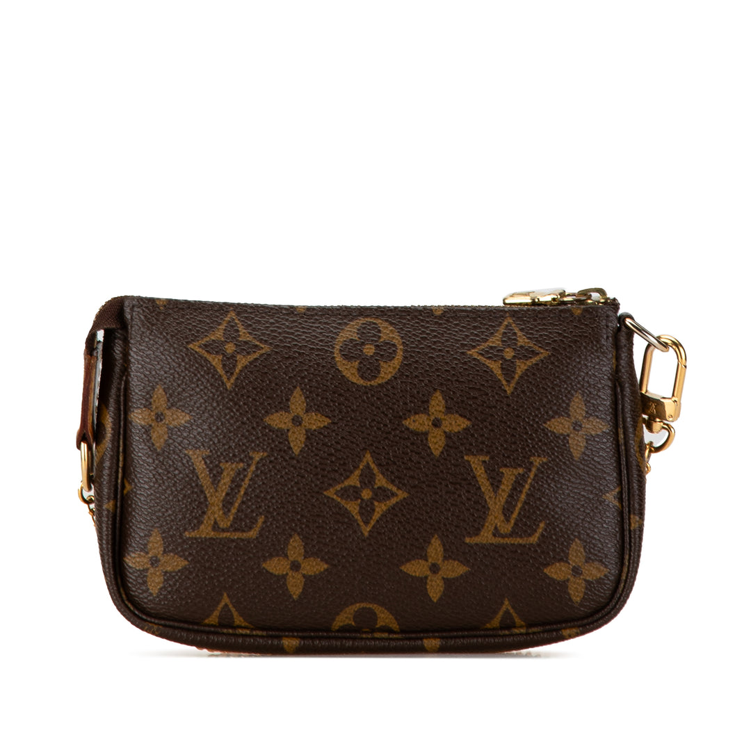 Monogram Mini Pochette Accessoires Brown - Gaby Paris