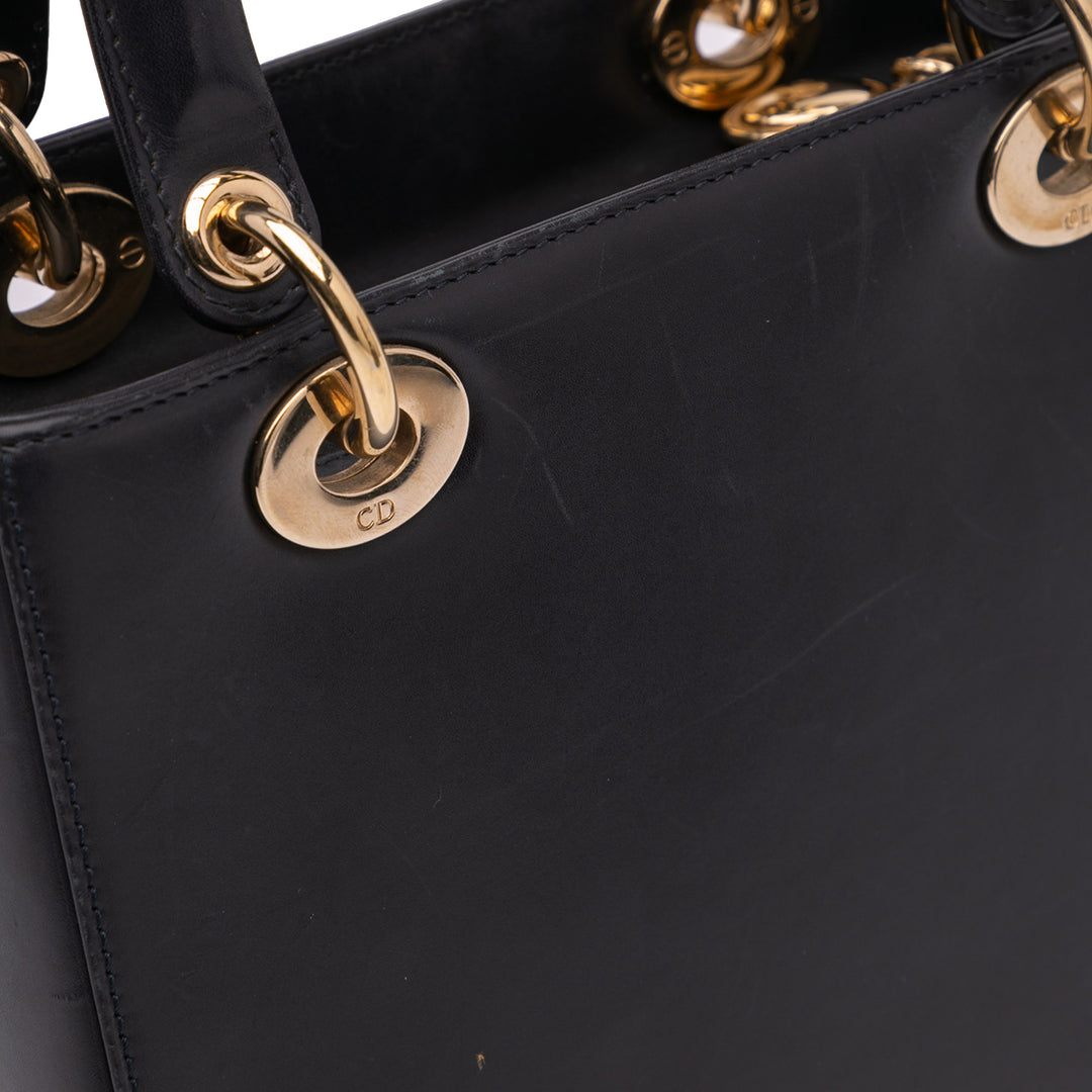 Medium Calfskin Pockets Lady Dior Black - Gaby Paris
