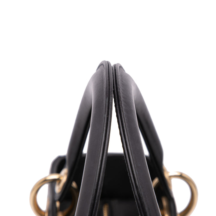 Medium Calfskin Pockets Lady Dior Black - Gaby Paris
