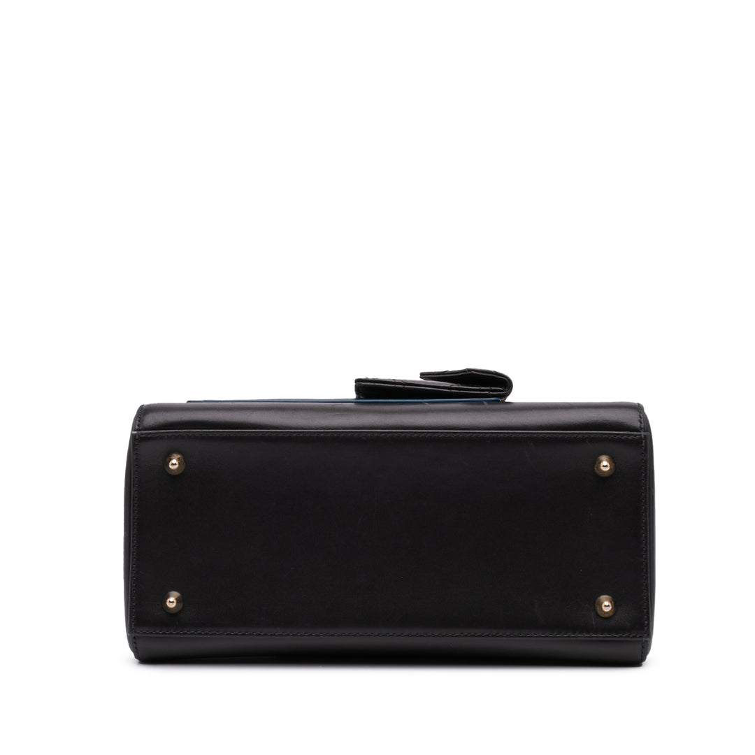 Medium Calfskin Pockets Lady Dior Black - Gaby Paris